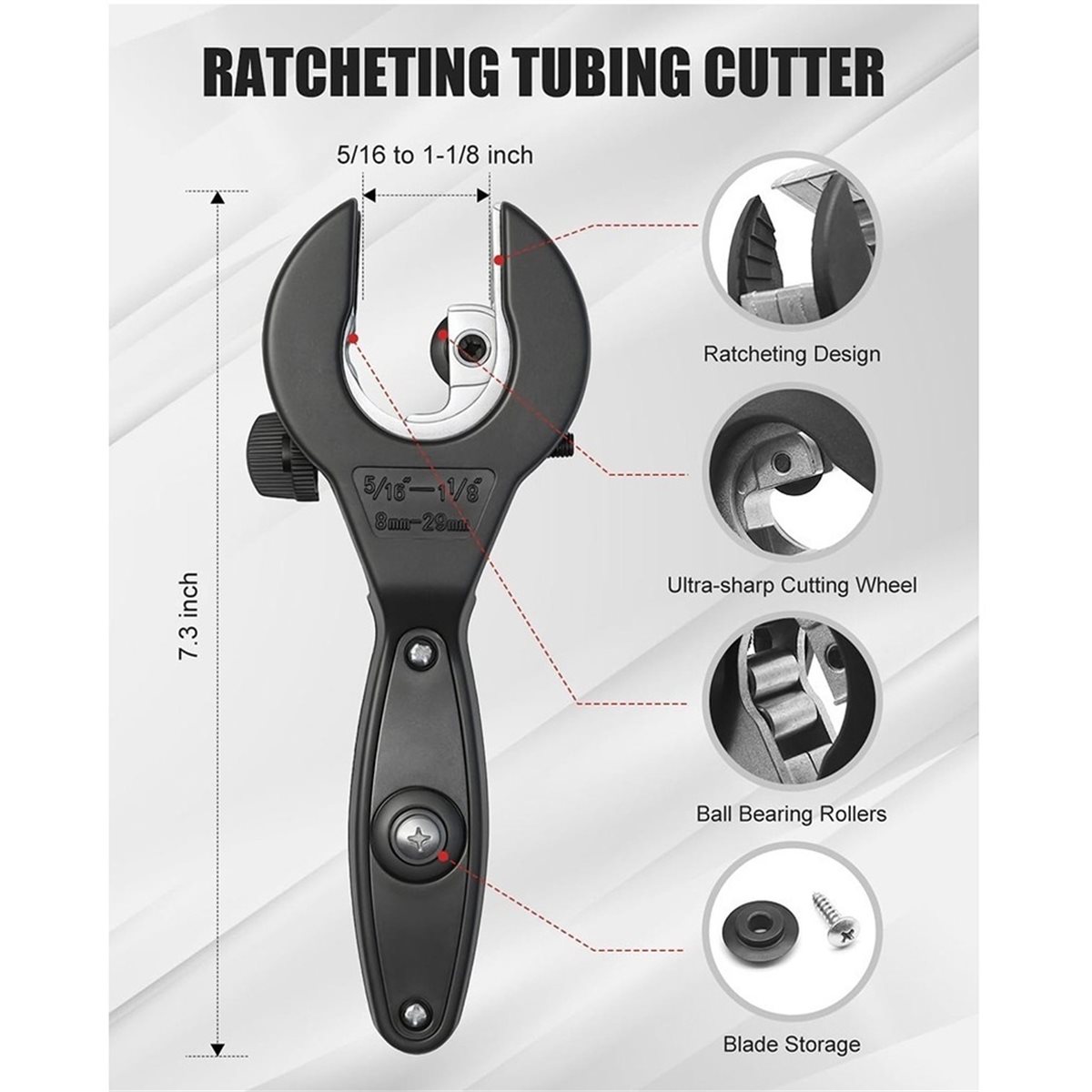 Ratcheting Pipe Cutter Tool Ki - Pipe Cutter Ratchet review and price